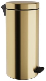 Κάδος Απορριμμάτων Soft Close 20Lt 18-310-023 25x55cm Brushed Brass Pam&amp;Co Ανοξείδωτο Ατσάλι