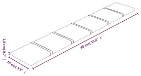 ΠΑΝΕΛ ΤΟΙΧΟΥ 12 ΤΕΜ. ΚΑΦΕ 90X15 ΕΚ. 1,62 Μ² ΒΕΛΟΥΔΙΝΑ 344112