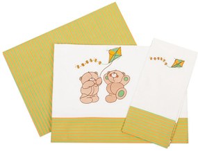 DIMcol ΣΕΝΤΟΝΙΑ ΣΕΤ 3 τεμ ΒΡΕΦ Cotton 100% 120Χ170 ΧΑΡΤΑΕΤΟΣ 91 ΛΑΧ/ΠΟΡΤ/ΛΕΥΚΟ 1212614605809131