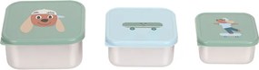 Laessig Snackbox set inox, Tiny Team dog
