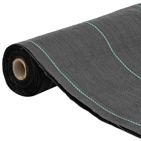 vidaXL Μεμβράνη Εδαφοκάλυψης Μαύρη 1,5x50 μ. από Πολυπροπυλένιο