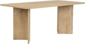 Τραπέζι Linza Megapap χρώμα honey oak 180x90x75εκ.