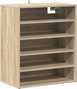 vidaXL Παπουτσοθήκη Sonoma Δρυς 60 x 35 x 70 εκ. από Επεξ. Ξύλο