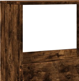 vidaXL Βιβλιοθήκη Καπνιστή Δρυς 100x33x155,5 εκ. Επεξεργασμένο Ξύλο