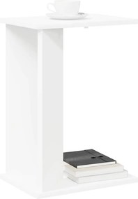 vidaXL End Table Λευκό 35 x 25 x 50 εκ Επεξεργασμένο ξύλο