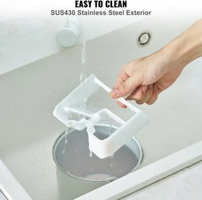 VEVOR 2 Quart Automatic Ice Cream Machine Electric Yogurt Gelato Make Silver