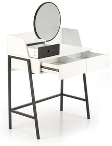 Τουαλέτα Houston 1460, Μαύρο, Άσπρο, 120x80x42cm, 24 kg, Με συρτάρια | Epipla1.gr