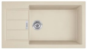 Franke Sirius 2.0 611-78XL (435) Αντιστρεφόμενος oatmeal Νεροχύτης 60cm