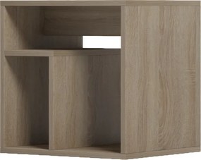 Βοηθητικό τραπέζι Doublo pakoworld sonoma 40x35x40εκ