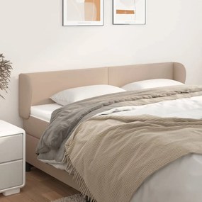 vidaXL Κεφαλάρι με Πτερύγια Καπουτσίνο 163x23x78/88εκ. Συνθετικό Δέρμα