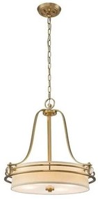 Κρεμαστό Φωτιστικό Οροφής 4xE27 Gotham Elstead Lighting-QZ-GOTHAM-P-BB-Ορείχαλκος QZ-GOTHAM-P-BB