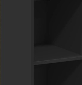 vidaXL Ντουλάπι Μαύρο 30x41x124 εκ. από Επεξεργασμένο Ξύλο