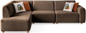 Corner Sofa S-Loft Left - Brown Brown