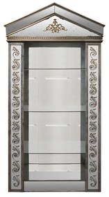 Artekko Dome Βιβλιοθήκη/Βιτρίνα Σαμπανιζέ με Καθρέφτη (120x53x244)cm Artekko 44012