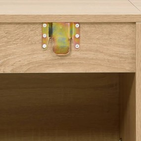 vidaXL Σετ Επίπλων Μπάνιου 7 Τεμαχίων Δρυς από Επεξεργασμένο Ξύλο