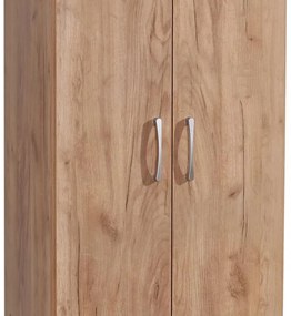 Ντουλάπα Jonar δίφυλλη oak μελαμίνης 60x42x180εκ 60x42x180 εκ.