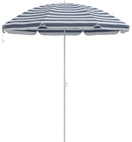 vidaXL Παράσολα Παραλίας Μπλε 263 x 263 x 272 εκ.