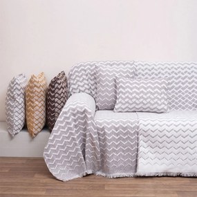 Ριχτάρι 1447 Grey Anna Riska Three-Seater 180x280cm Chenille