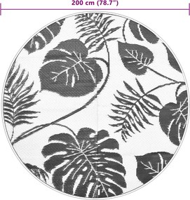 vidaXL Χαλί εξωτερικού χώρου ARAKIL Πράσινο Ø200 cm PP