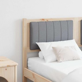 vidaXL Ταπετσαρισμένο κεφαλάρι Καφέ Στερεά ξυλεία πεύκου