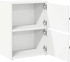 vidaXL Βιβλιοθήκη Λευκή 40x24x52 εκ. από Επεξεργασμένο Ξύλο