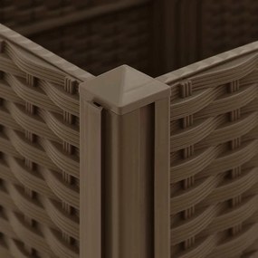 vidaXL Υπερυψωμένο Κρεβάτι 120x40x38 εκ. από Πολυπροπυλένιο