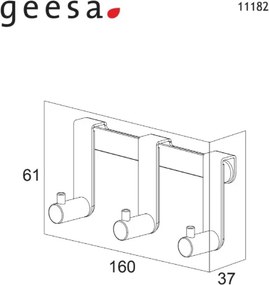 Geesa Tiger 11182 Inox - Τριπλο Αγκιστρο Καμπινας