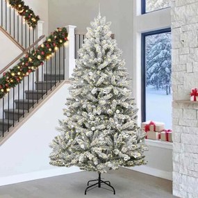 vidaXL Τεχνητό Χριστουγεννιάτικο Δέντρο 300 cm 300 LED Θερμό λευκό