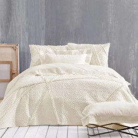 Νυφικό Κουβερλί (Σετ 235x250) Rythmos Desste Ecru