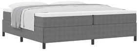 vidaXL Σκελετός Κρεβατιού Ανοιχτό γκρι 200 x 200 cm Βελούδο