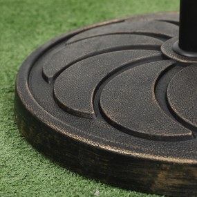 Βάση ομπρέλας, αδιάβροχη, Ø53 x 33H cm, μαύρο