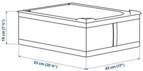 SKUBB θήκη αποθήκευσης, 43x53x19 cm 605.910.47
