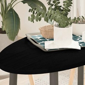 vidaXL Επιτραπέζια επιφάνεια Σκούρο Καφέ 100x50x2 εκ. Ξύλο Δρυός Οβάλ