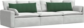 vidaXL Μαξιλάρι Καναπέ 2 pcs Σκούρο Πράσινο 120 x 40 cm