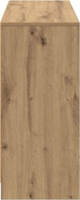 vidaXL Πλαϊνό γραφείο Artisan Oak 102 x 32 x 73,5 εκ