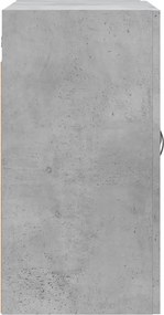 VidaXL Ντουλάπι Τοίχου Γκρι Σκυροδέματος 60x31x60 εκ. Επεξεργ. Ξύλο