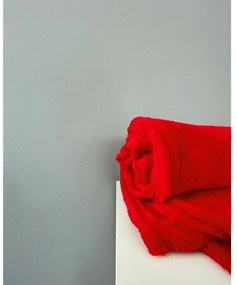 Βελουτέ Κουβέρτα Fleece Μετρίου Πάχους Arctic Καναπέ 120x160cm Κόκκινο