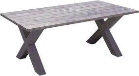 ALLEY Τραπέζι Dining Κήπου-Βεράντας ALU Grey   1τμχ