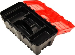 vidaXL Εργαλειοθήκη 462x256x242 χιλ. Κόκκινη από Πλαστικό