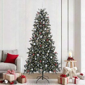 vidaXL Τεχνητό Χριστουγεννιάτικο Δέντρο 129.5 x 129.5 x 240 εκ.
