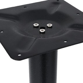 vidaXL Πόδι Τραπεζιού Bistro Μαύρο 52x52x108 εκ. από Χυτοσίδηρο