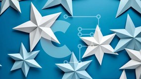 Intra Συλλεκτικό Ξύλινο Παζλ Plywood 4mm - Origami Stars Διακοσμήσεις για γιορτές Σε Ξύλινο Κουτί - Διαστάσεις Puzzle: 10x10 cm – 25 κομμάτια