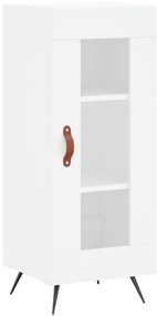 vidaXL Ντουλάπι Λευκό 34,5 x 34 x 180 εκ. από Επεξεργασμένο Ξύλο