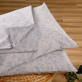Σεντόνι King Size Με Λάστιχο + Μαξιλαροθήκες Melinen Casual Line Mini Botan Blue