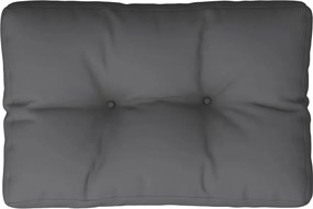 vidaXL Μαξιλάρι Παλέτας Ανθρακί 50 x 40 x 12 εκ. Υφασμάτινο
