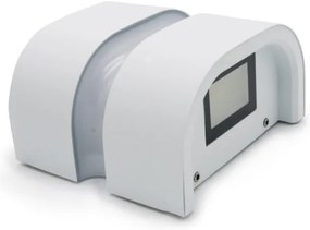 Απλίκα Φωτιστικό Τοίχου Led 10W Διπλής Κατεύθυνσης IP 64 3000K Οβάλ Lumen -3-645010-Λευκό 3-645010