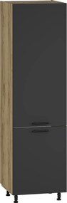 VENTO DL-60/214 high cargo cabinet, color: craft oak/antracite DIOMMI V-UA-VENTO-DL-60/214-ANTRACYT DIOMMI-60-22840