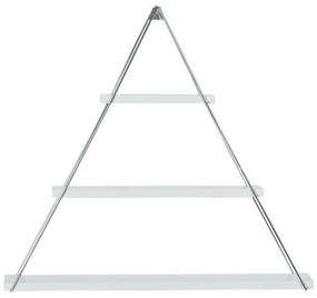 Ράφι τοίχου Elmira Triangle Fylliana Λευκό 74*13*61 εκ. 74x13x61 εκ.