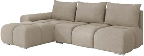 Γωνιακός καναπές Bestii-Cappuccino-Αριστερή - 270.00Χ183.00Χ85.00cm