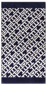 Πετσέτα Θαλάσσης Βελουτέ Spirit Navy Tommy Hilfiger Θαλάσσης 90x170cm 100% Βαμβάκι